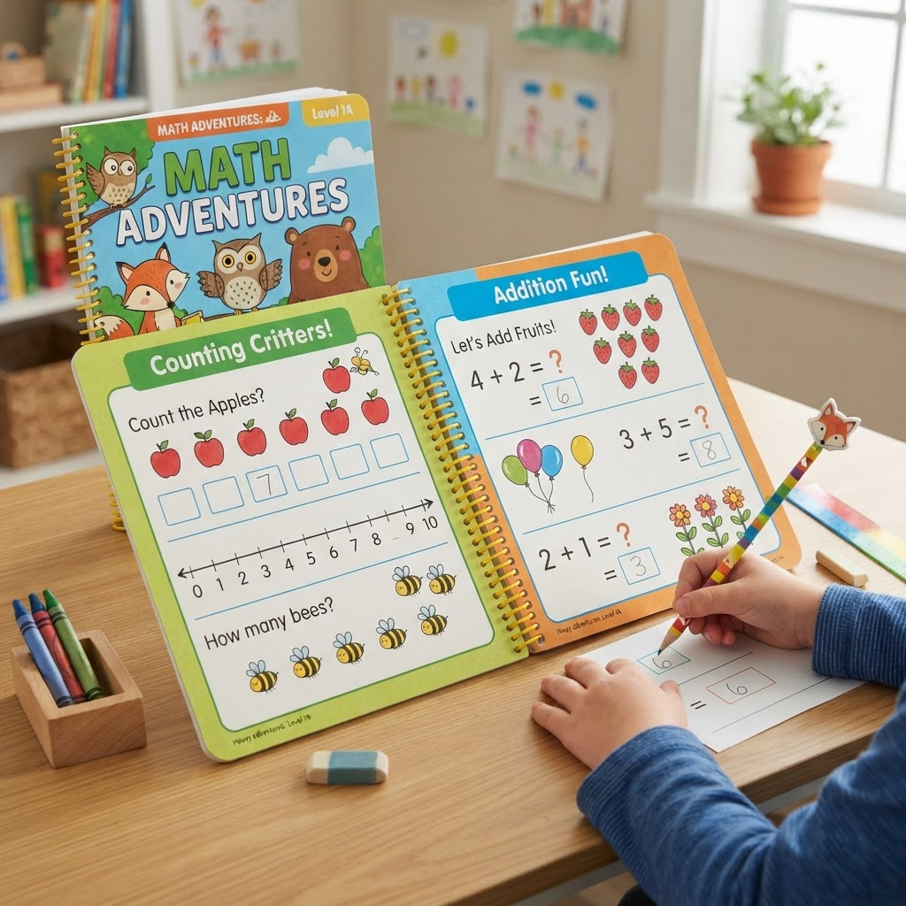 Elementary Math Workbook (Grades 1-3)